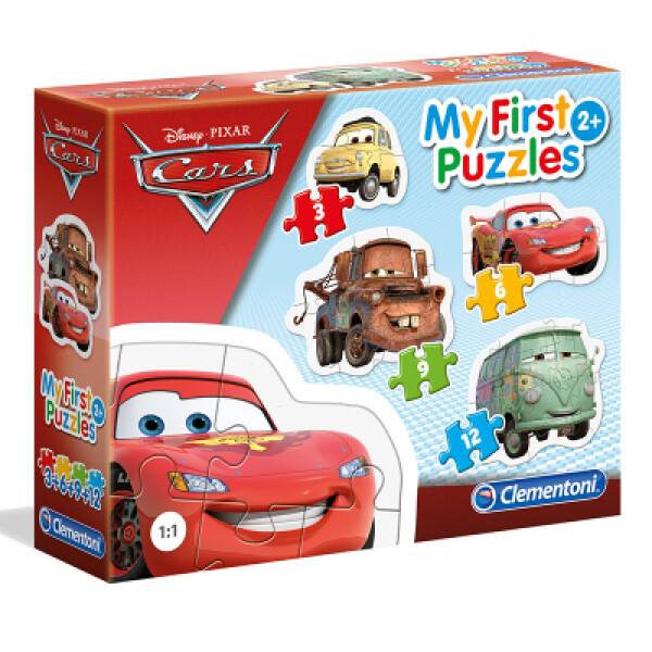 Clementoni Puzzle Cars / 3+6+9+12 dílků - Clementoni