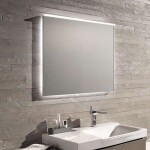 GEBERIT - Xeno 2 Zrcadlo 90x71 cm s LED osvětlením a vyhříváním 500.522.00.1