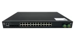 LevelOne IXP-2871 / Průmyslový řízený switch / 24x GbE PoE+ / 4x SFP+ / 370W PoE / L2+ (IXP-2871)
