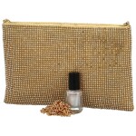 Elegantní psaníčko MOON Gella, zlatá