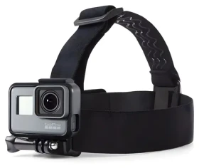 Tech-Protect GA100 černá / Držák na hlavu pro GoPro a DJI