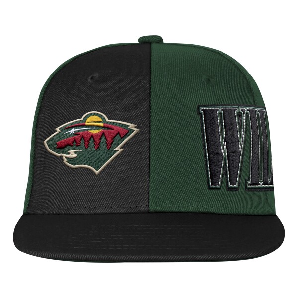 Outerstuff Dětská kšiltovka Minnesota Wild NHL Icebound Flatbrim Snapback