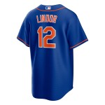 Nike Pánský dres New York Mets MLB Francisco Lindor #12 - Modrá Velikost: S