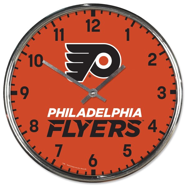 Hodiny Philadelphia Flyers NHL Chrome Team Design