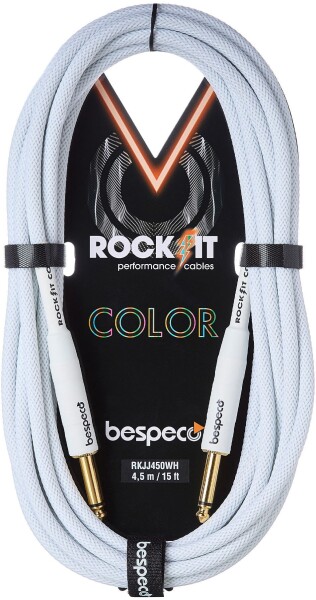 Bespeco Rockit Color White 3m Jack