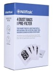 Nilfisk 107412688 4 Sáčky s filtrem pro vysavače Nilfisk Elite (107412688)