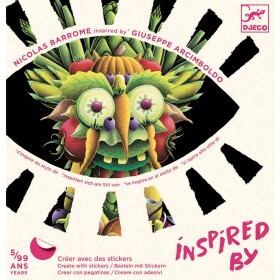 Djeco Djeco, DJ09370, Inspired by, kreativní sada se samolepkami, Giuseppe Arcimboldo, Jarní zelenina