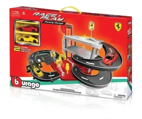 Bburago FERRARI Race + Play Garáž a parkoviště se dvěma autíčky