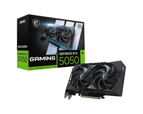 MSI GeForce RTX 5050 GAMING 8GB OC / 2647MHz / 8GB GDDR6 / 128-bit / 1x HDMI + 3x DP / 550W (8) (G5050-8GC)