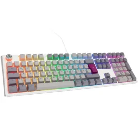 Ducky One 3 Cherry MX-Blue šedá / herní klávesnice / podsvícená / mechanická / drátová USB-C / DE (DKON2108ST-CDEPDMIWHHC2)