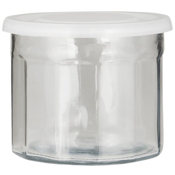 Ib Laursen Skleněná dóza s víčkem Transparent 870 ml, čirá barva
