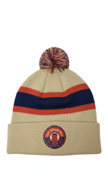 Outerstuff Dětská zimní čepice Edmonton Oilers NHL Cuffed Beanie With Pom