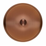 Umyvadlo na desku v barvě rose gold SAT Aurum 38x38 cm bez přepadu SATAUR3838BRG SATAUR3838BRG