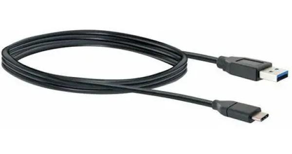 Schwaiger USB-C - USB-A 3.0 černý / Datový kabel / USB 3.2 Gen 1 / 5 Gbit/s / 1 m (CK3141533)