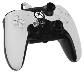 Hyperkin Duchess bílá / Ovladač / Xbox Series X/S, Xbox One, PC / Drátový / USB-C / Hall senzor (M01638-WH)