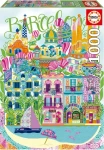 EDUCA Puzzle Car Pintos: Barcelona