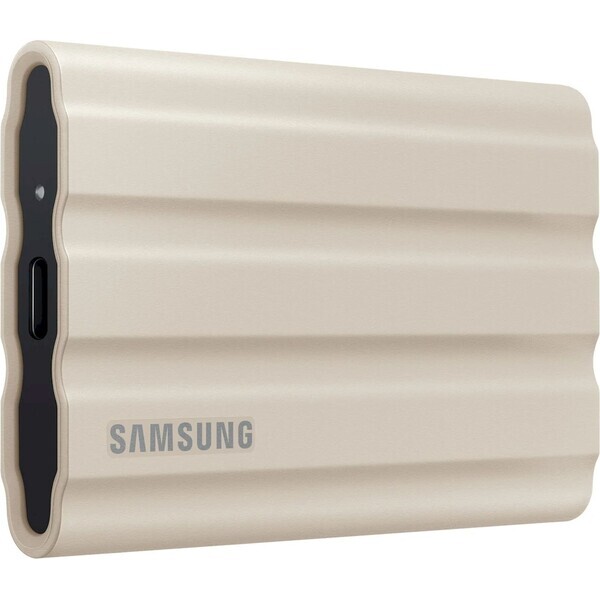 SAMSUNG T7 Shield Externí SSD disk 1TB béžová Externí SSD 1050 MBs 1000MBs USB-C IP65 (MU-PE1T0K/EU)