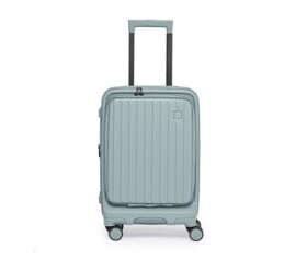 Acer Barcelona luggage 20", světle modrý, pevný cestovní kufr, materiál: 100% recyklovaný PET, TSA kombinační zámek, pře