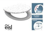 Eisl - Duroplastové WC sedátko se zpomalovacím mechanismem SOFT-CLOSE MOSAIC GREY, ED82118 ED82118