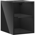 MEXEN - Box-A otevřená skříňka s policí 35, černá lesk 91AX2-0350-470-0-70