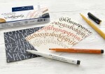 Faber - Castell Popisovač Pitt Artist Pen Caligraphy - tmavé 4 ks