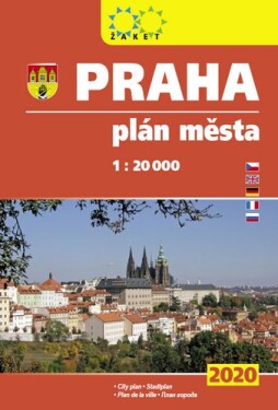 Praha knižní plán města