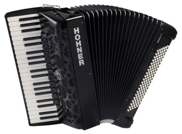 Hohner Amica Forte IV 120 black Silent Key