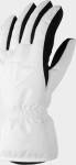 Dámské lyžařské rukavice 4F H4Z22-RED001 bílé Bílá
