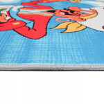 DumDekorace Dětský koberec FLANNEL - pirátský ostrov Šířka: 140 cm | Délka: 200 cm
