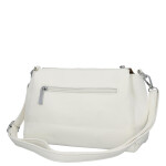 Trendy dámská koženková crossbody kabelka Denissa, bílá