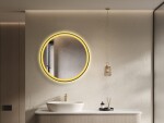 Zrcadlo se senzorem SAT Cool 60x60 cm černá SATZCO60CE SATZCO60CE