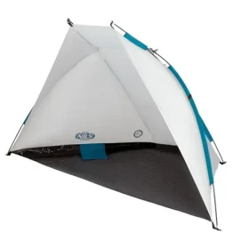 NILS Camp NC3039 šedý / Plážový stan / 210 x 105 x 110 cm / vodní sloupec: 1000mm (5907695593242)