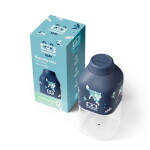 Monbento Lahev Monbento Positive Mini Wolf 330 ml, modrá barva, plast