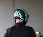 Integrální helma Xrc Loomis blk/trqs/dark green/wht - S / bílá