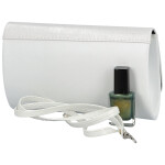 Módní dámská plesová kabelka Finella, bílá