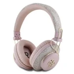Guess PU 4G Metal Logo ENC Bezdrátová Sluchátka Pink (57983124139)