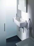 DURAVIT - Vero Umývátko 50x25 cm, s přepadem, s otvorem pro baterii vlevo, bílá 0703500009