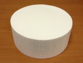Dortisimo Polystyrenová maketa kruh 8 cm (výška 10 cm)