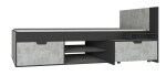 FRONTI Postel NANO NA13 90x200 grafit + enigma