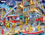 Puzzle MAXI Hasiči požár domu/45 dílků