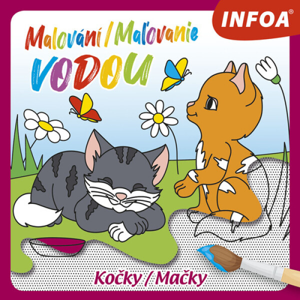 Malování / Maľovanie vodou - Kočky