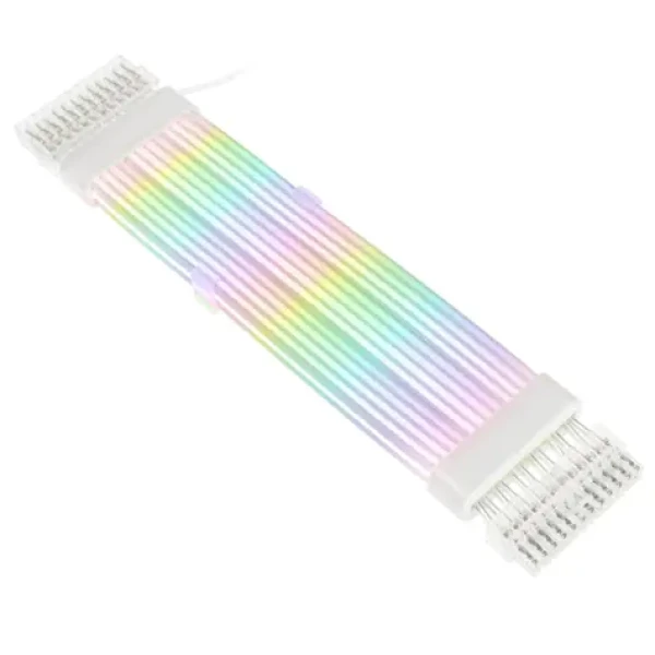 Kolink Umbra Radiant ARGB 24-Pin Kabel pro základní desku bílá / 240mm (UR-24PIN-ARGB)