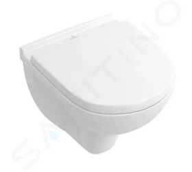 VILLEROY & BOCH - O.novo Závěsné WC Compact, CeramicPlus, alpská bílá 568810R1