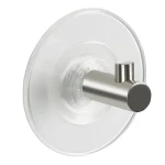 Spirella SUKI háček s přísavkou průhledný / PVC / nerez ocel / 60 mm (7610583137418)