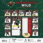 JF Turner Kalendář Minnesota Wild NHL 2025 Wall Calendar