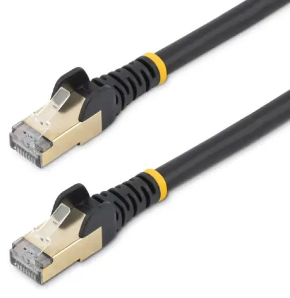 StarTech CAT6a černá / Patch kabel / STP / 2 m / RJ-45 / 10GbE / PoE (6ASPAT2MBK)