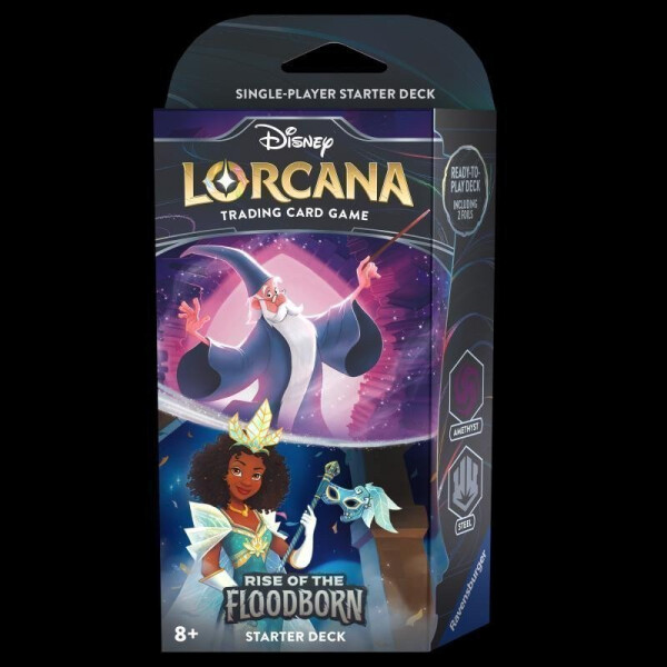 Disney Lorcana: Rise of the Floodborn - Starter Deck Amethyst Steel