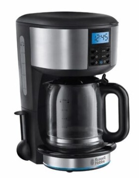 Russell Hobbs Buckingham 20680-56 kávovar na překapávanou kávu 1.25L konvice displej nerez stříbrno-černá 20680-56