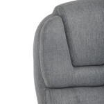 Kancelářské křeslo, houpací mechanismus, šedá látka, KA-C715 GREY2