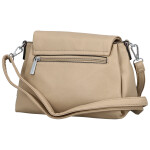 Stylová dámská koženková crossbody kabelka Kornelia, béžová